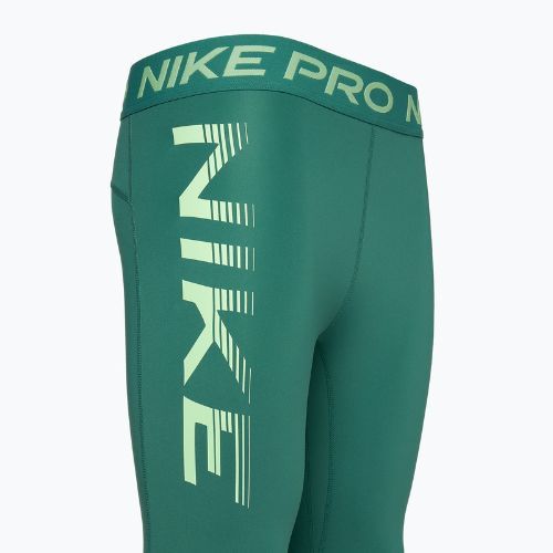 Női edző leggings Nike Pro Dri-FIT Mid-Rise 7/8 Graphic bicoastal/vapour green/white női edző leggings