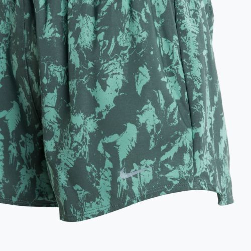 Női Nike One Dri-Fit High-Waisted 3" rövidnadrág rövidnadrág vintage zöld / bicoastal / fekete