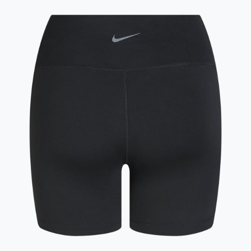 Női Nike One High-Waisted 5" Biker rövidnadrág fekete