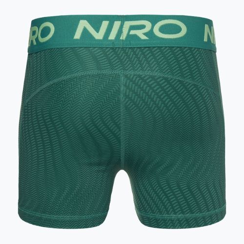 Női Nike Pro Dri-Fit Mid-Rise 3" nyomtatott bicoastal/fehér edzőnadrág női Pro Dri-Fit Mid-Rise 3" edzőnadrág