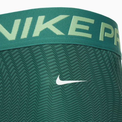 Női Nike Pro Dri-Fit Mid-Rise 3" nyomtatott bicoastal/fehér edzőnadrág női Pro Dri-Fit Mid-Rise 3" edzőnadrág