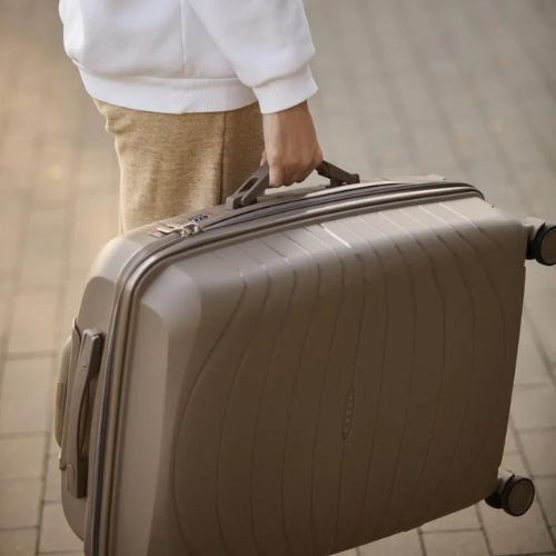 Nagy utazóbőrönd KADVA Brava 115 l bézs