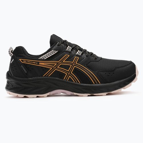 ASICS Gel-Venture 9 vízálló női futócipő fekete/stadion narancssárga
