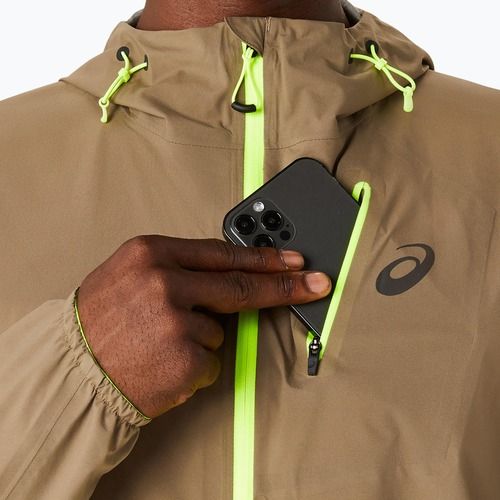 ASICS férfi Fujitrail vízálló borsos futódzseki