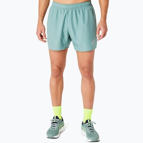 Férfi ASICS Core 5In Short celadon színű futónadrág
