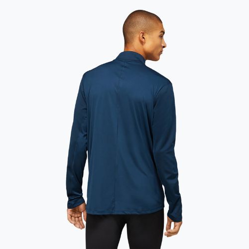 Férfi ASICS Core 1/2 Zip Winter Top futó pulóver francia kék