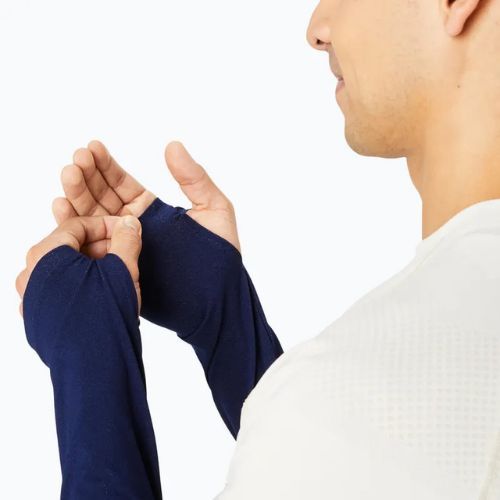 Férfi ASICS Seamless nyírfa/kék expanse hosszú ujjú futócipő