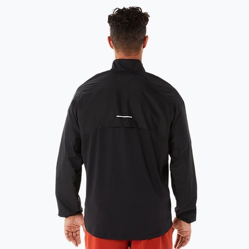 ASICS férfi futódzseki Icon performance fekete / stadion narancssárga