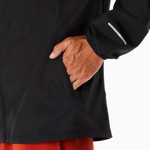 ASICS férfi futódzseki Icon performance fekete / stadion narancssárga