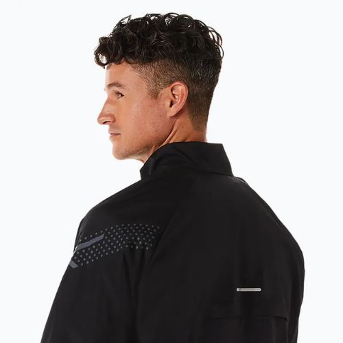 ASICS férfi futódzseki Icon performance fekete / stadion narancssárga