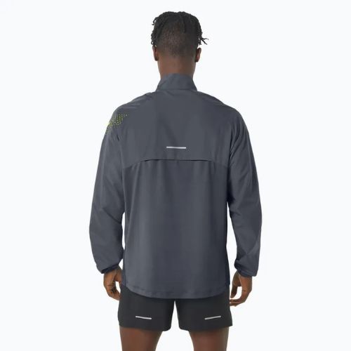 ASICS férfi futó dzseki Icon carrier grey / safety yellow