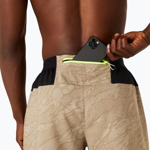 ASICS Férfi Fujitrail All Over Print 5IN bors futónadrág