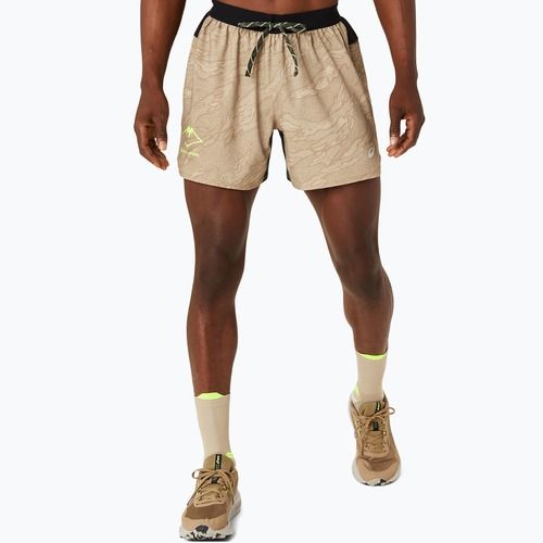 ASICS Férfi Fujitrail All Over Print 5IN bors futónadrág