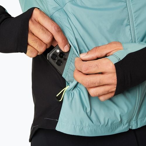 Férfi ASICS Road Winter celadon futókabát