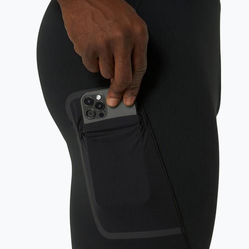 Férfi ASICS Road Winter teljesítmény futó leggings fekete