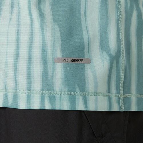 Férfi ASICS Road All Over Print light celadon/celadon hosszú ujjú futócipő