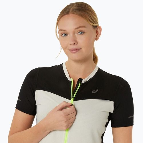 ASICS női futópóló Fuijtrail felső zabpehely/performance fekete