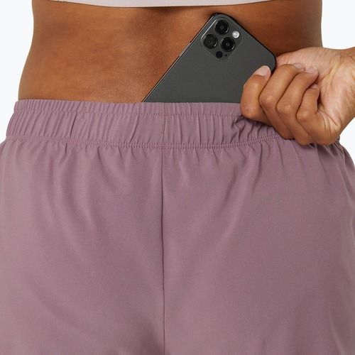 Női ASICS Icon 4IN futónadrág porlila lila