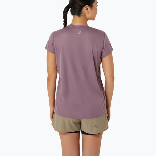ASICS női futópóló Fujitrail logo poros lila