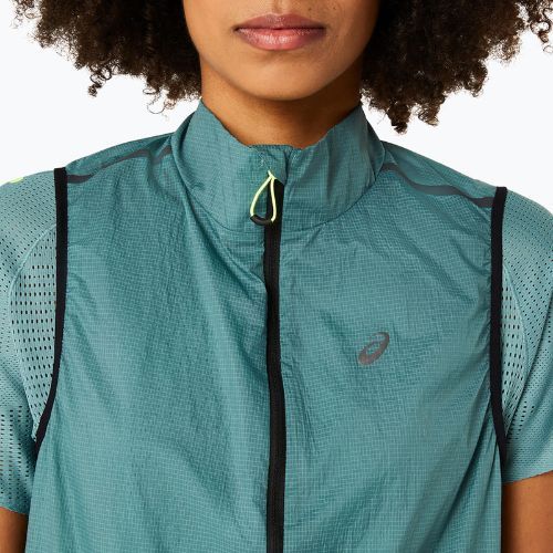 ASICS női futó ujjatlan Metarun Packable Gilet celadon színben