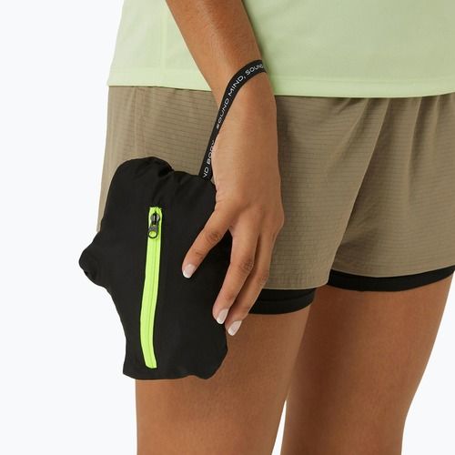 ASICS női futókabát Fujitrail Packable performance fekete