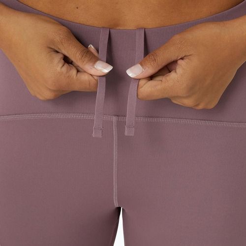 Női ASICS High Waist Capri poros lila futóleggings