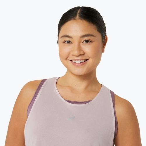 Női ASICS Nagino Run Tank futófelső vízválasztó rózsaszín/poros lila