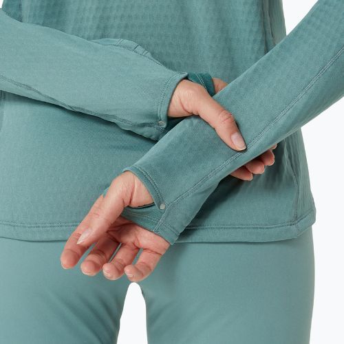 Női futó pulóver ASICS Road Winter 1/2 Zip Mid Layer Mid Layer celadon színű