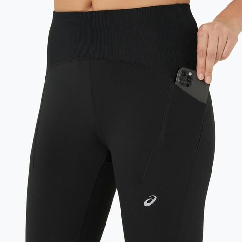 Női futó leggings ASICS Road Winter High Waist teljesítmény fekete