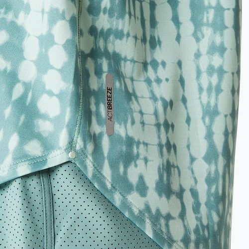 Női futó tank top ASICS Road All Over Print Tank light celadon színben