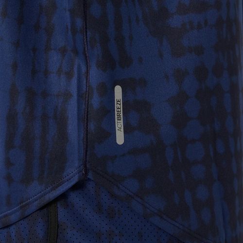 Női futó felső ASICS Road All Over Print Tank éjfélkor