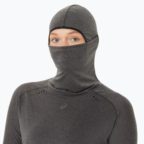 ASICS női Metarun Winter LS Hoodie teljesítmény fekete futó melegítőfelső