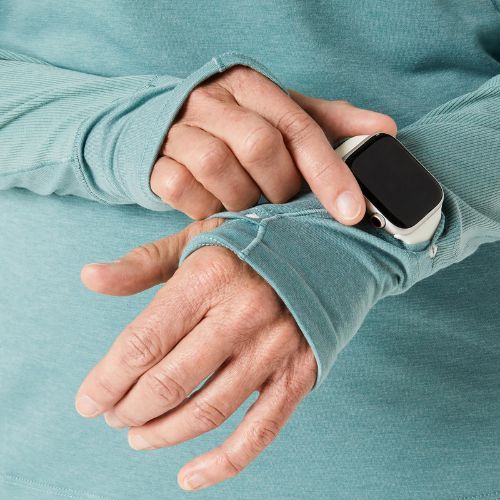 Női ASICS Metarun Winter LS Hoodie celadon színű futó melegítő pulóver