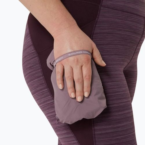 Női ASICS Road Packable poros lila futókabát