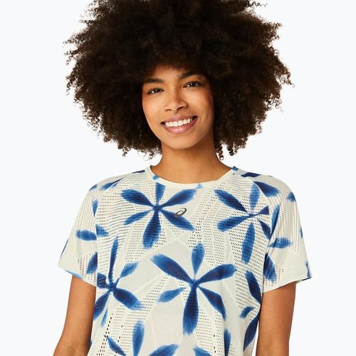 ASICS női futópóló Metarun Shibori Top brich/kék expanse
