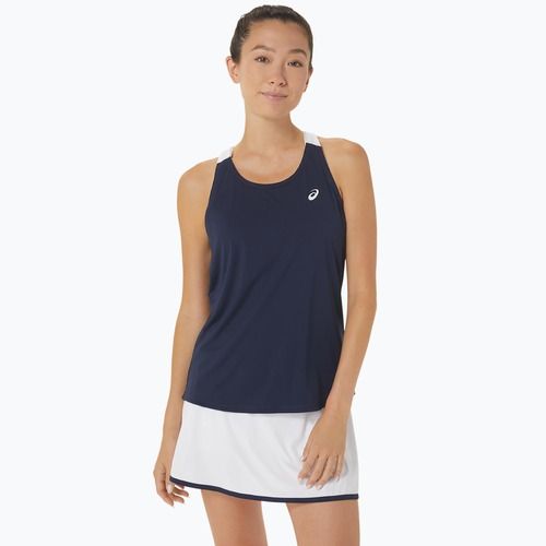 Női ASICS Court Tennis Tank éjfél/brilliáns fehér