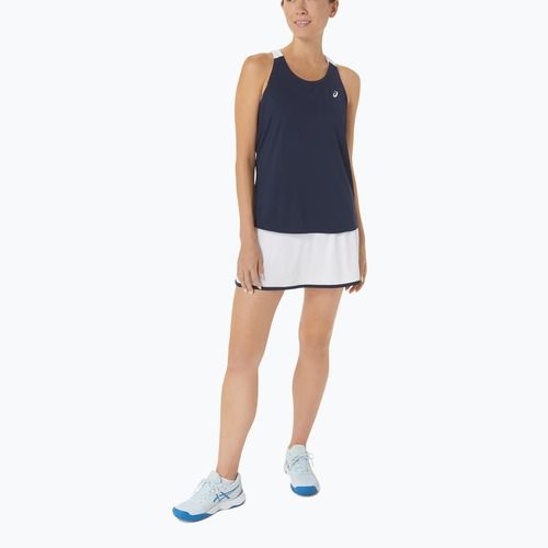 Női ASICS Court Tennis Tank éjfél/brilliáns fehér