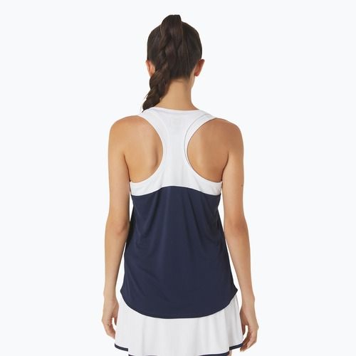 Női ASICS Court Tennis Tank éjfél/brilliáns fehér