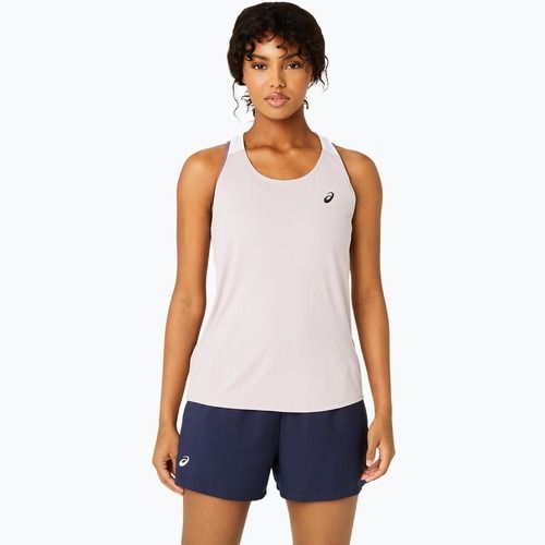 Női tenisz felső ASICS Court Tank vízválasztó rózsaszín/briliáns fehér