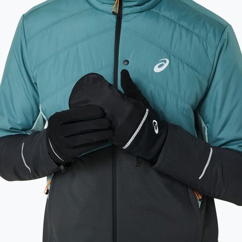 ASICS férfi Wind-Block Running teljesítménykesztyű fekete