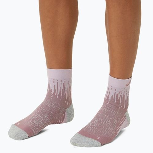 ASICS Performance Run Quarter poros lila futó zokni