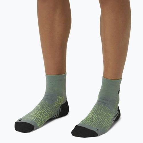 ASICS Performance Run Quarter celadon futó zokni