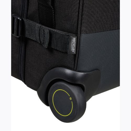 Bőrönd Samsonite Securipack 39 l black steel