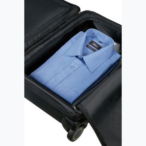 Bőrönd Samsonite Securipack 39 l black steel