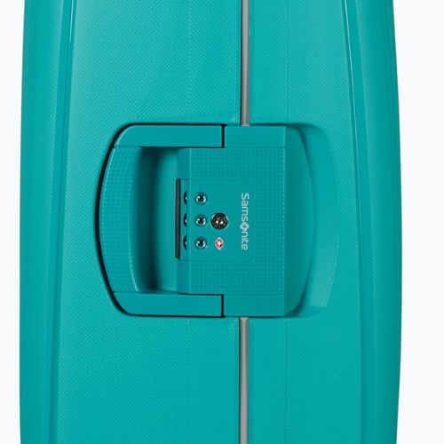 Bőrönd Samsonite S'cure Spinner 79 l aqua blue