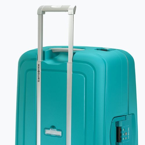 Bőrönd Samsonite S'cure Spinner 79 l aqua blue