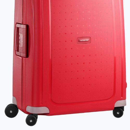 Bőrönd Samsonite S'cure Spinner 79 l crimson red