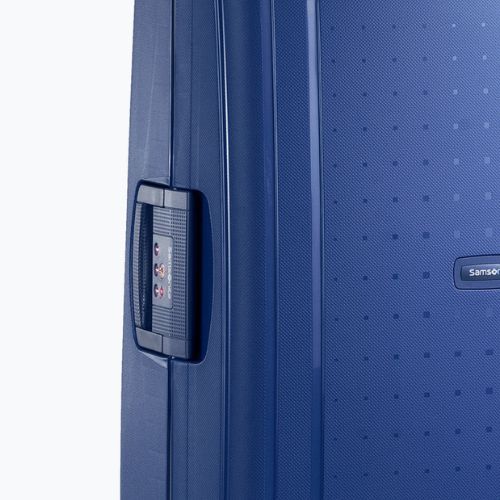 Bőrönd Samsonite S'cure Spinner 79 l dark blue