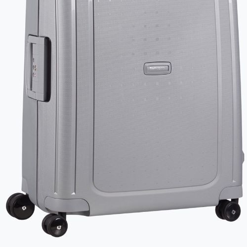 Bőrönd Samsonite S'cure Spinner 79 l silver