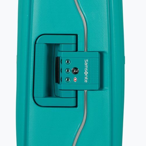 Bőrönd Samsonite S'cure Spinner 34 l aqua blue